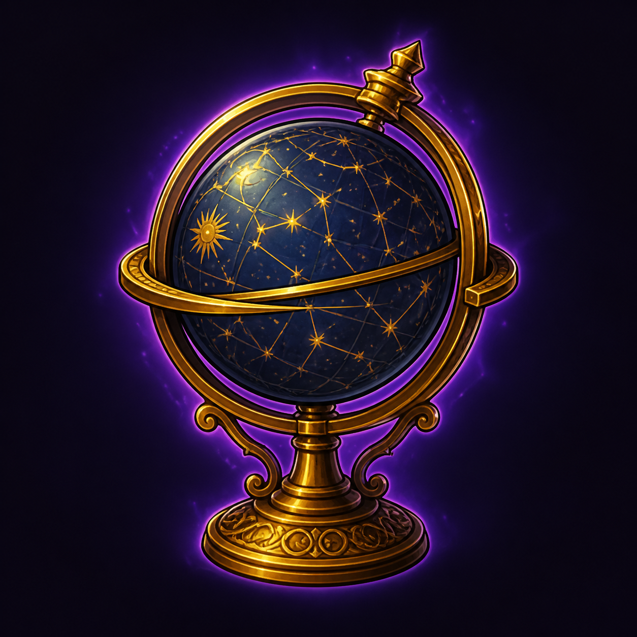 Antique Celestial Globe