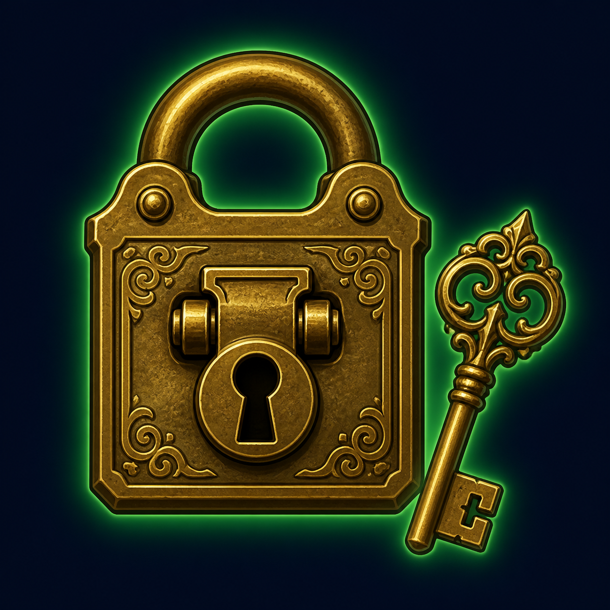 Brass Luggage Trunk Lock