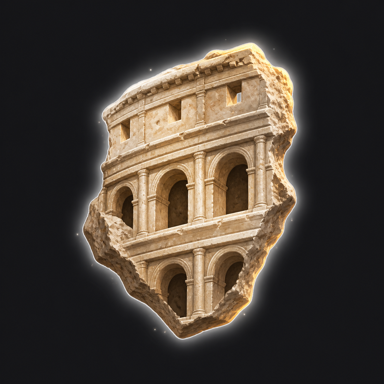 Colosseum Stone Fragment (Replica)