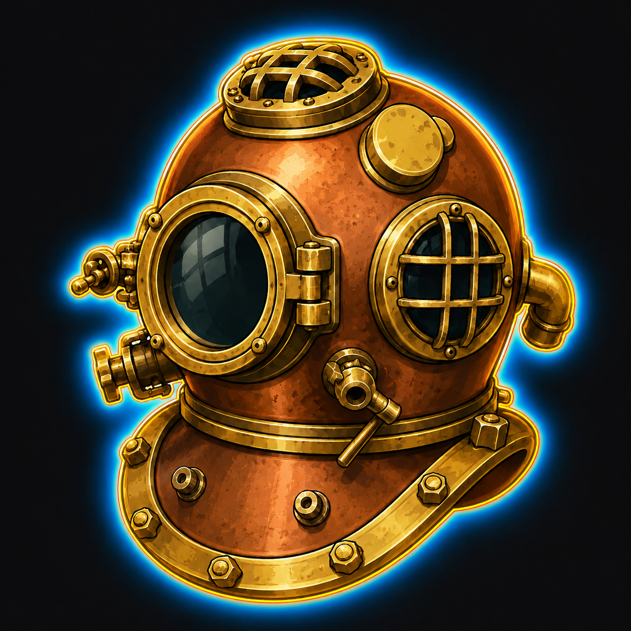 Vintage Diving Helmet (Display)