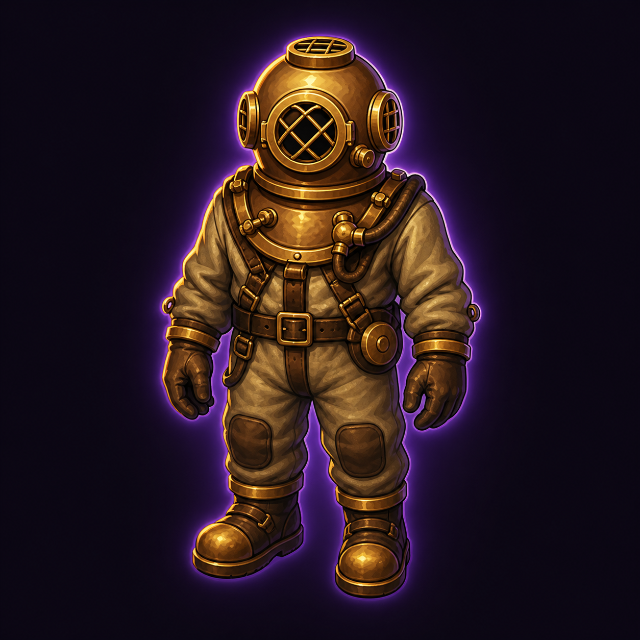 Explorer's Vintage Diving Suit (Display)