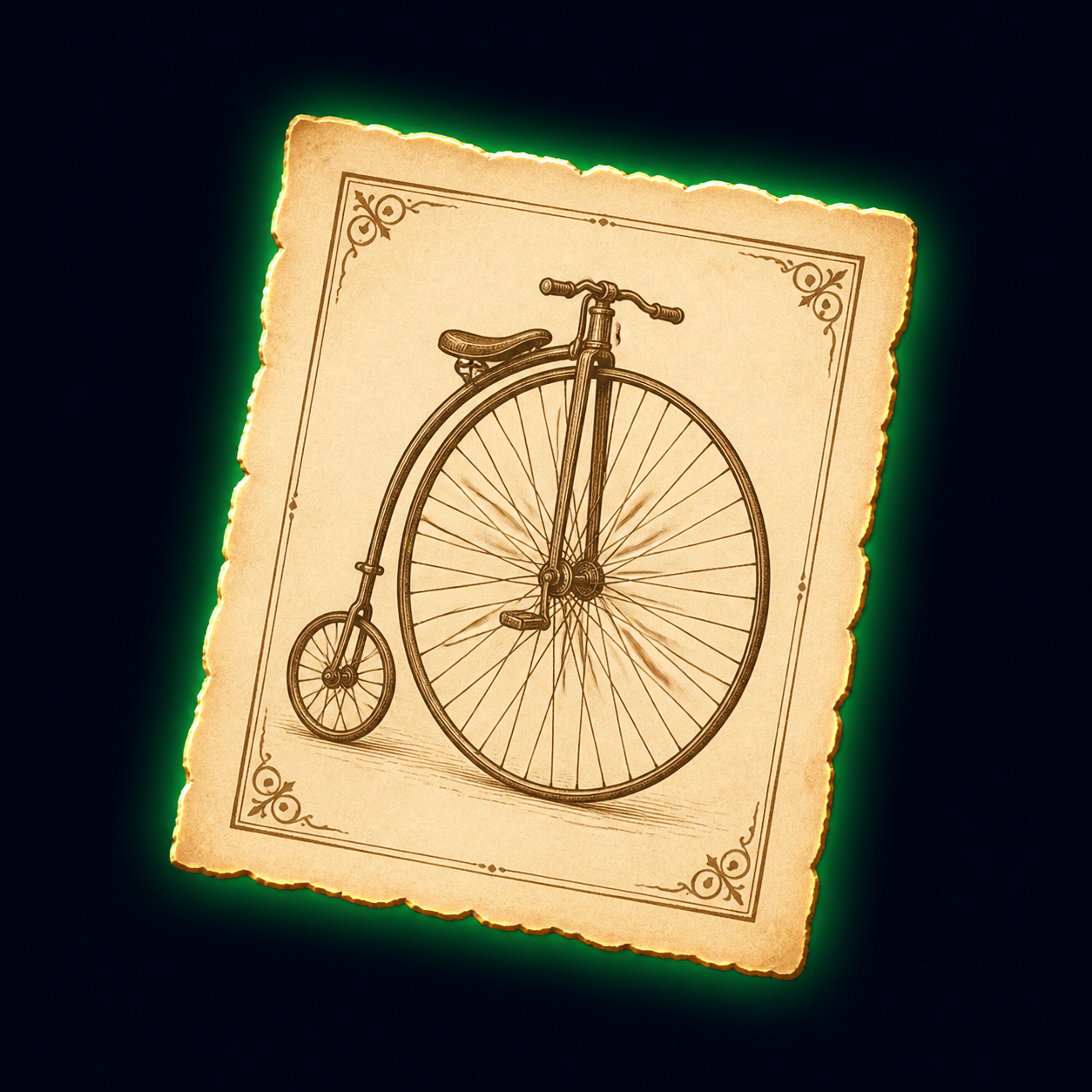 Penny Farthing Print