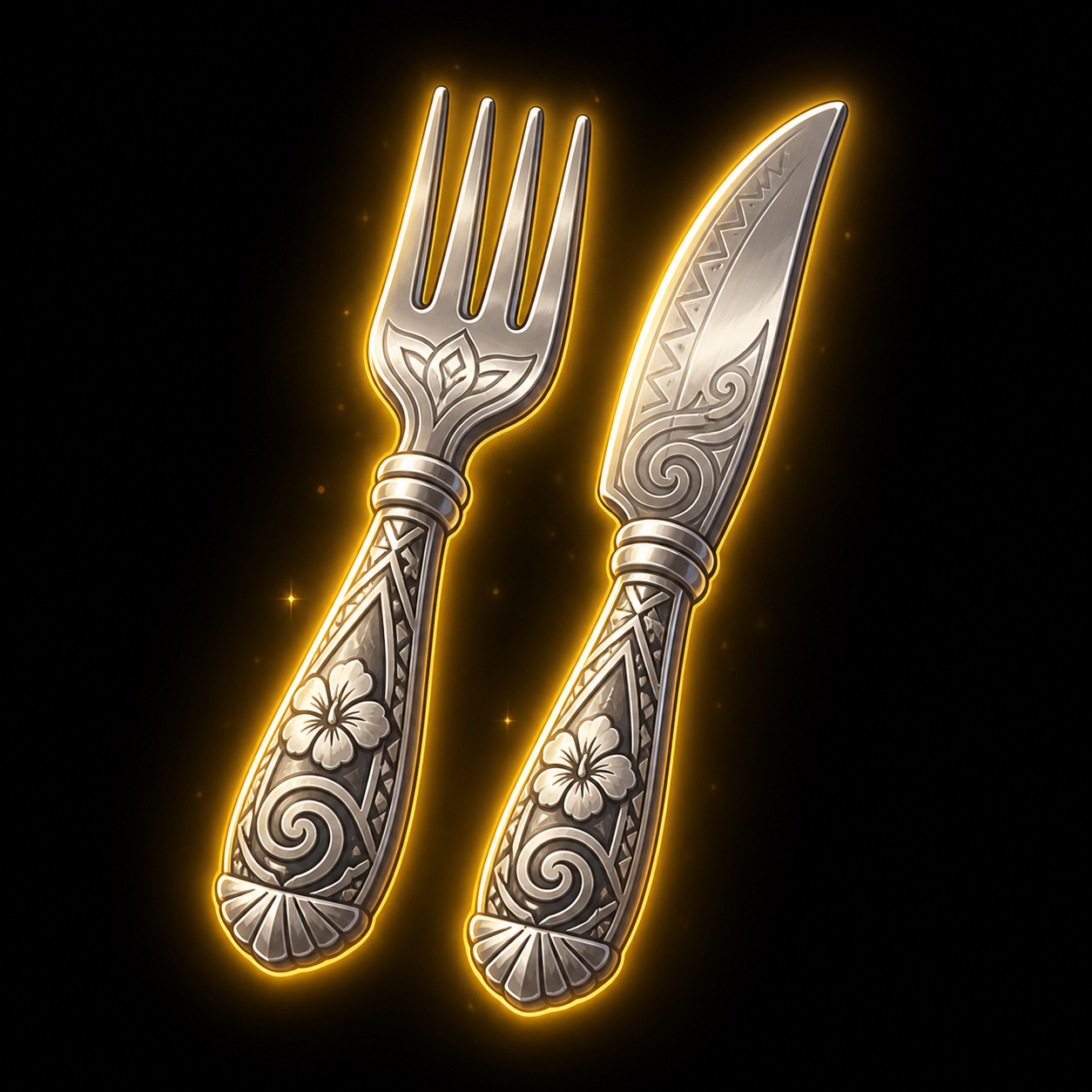 Royal Island Feast Silverware