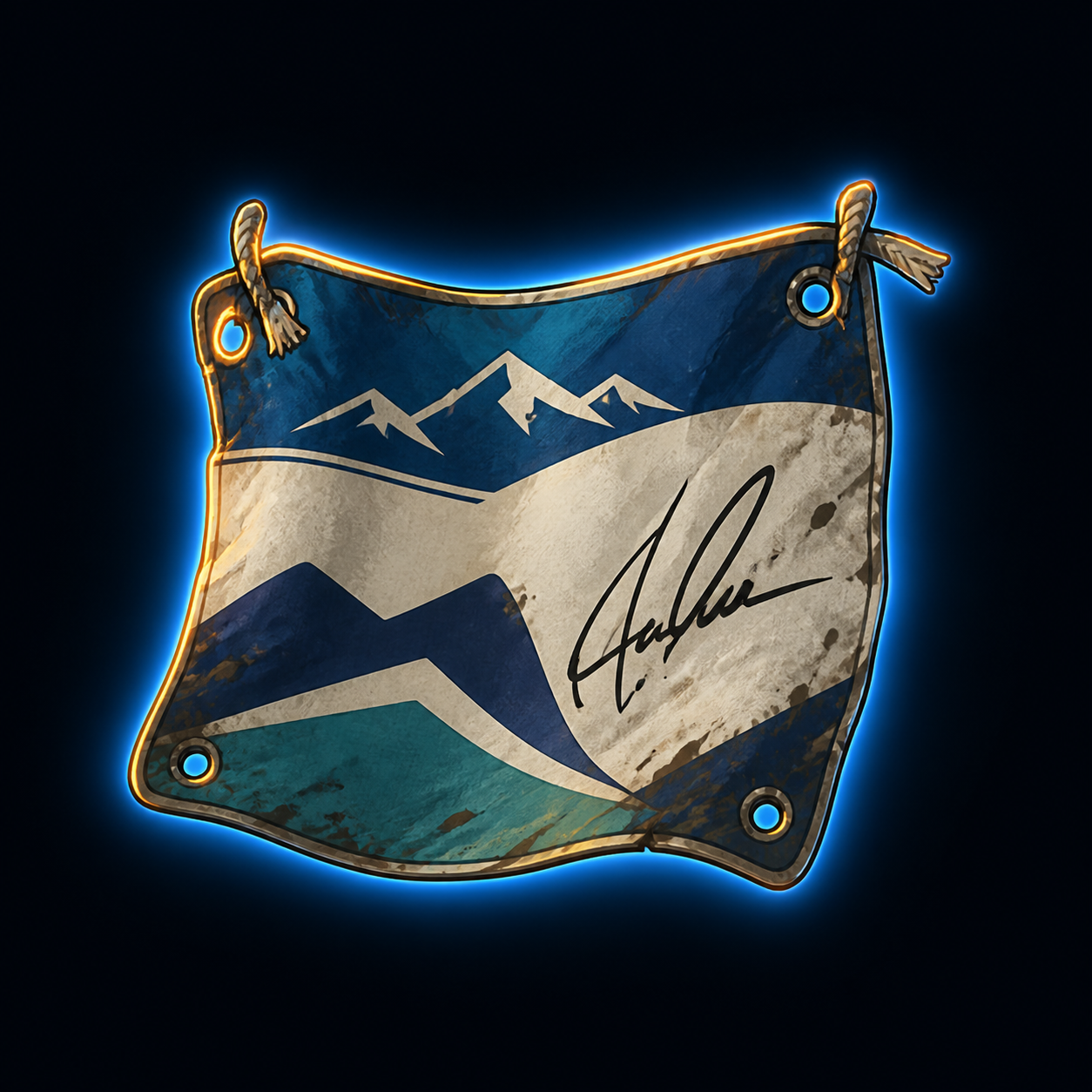 Signed Adventure Race Bib