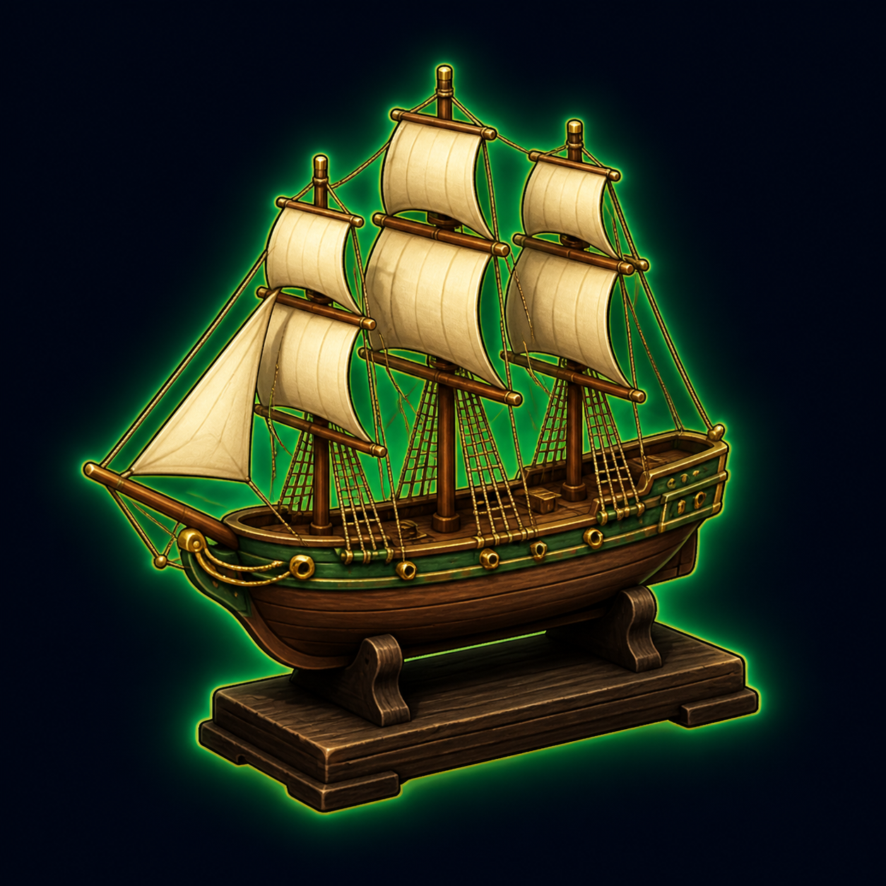 Small Model Ship