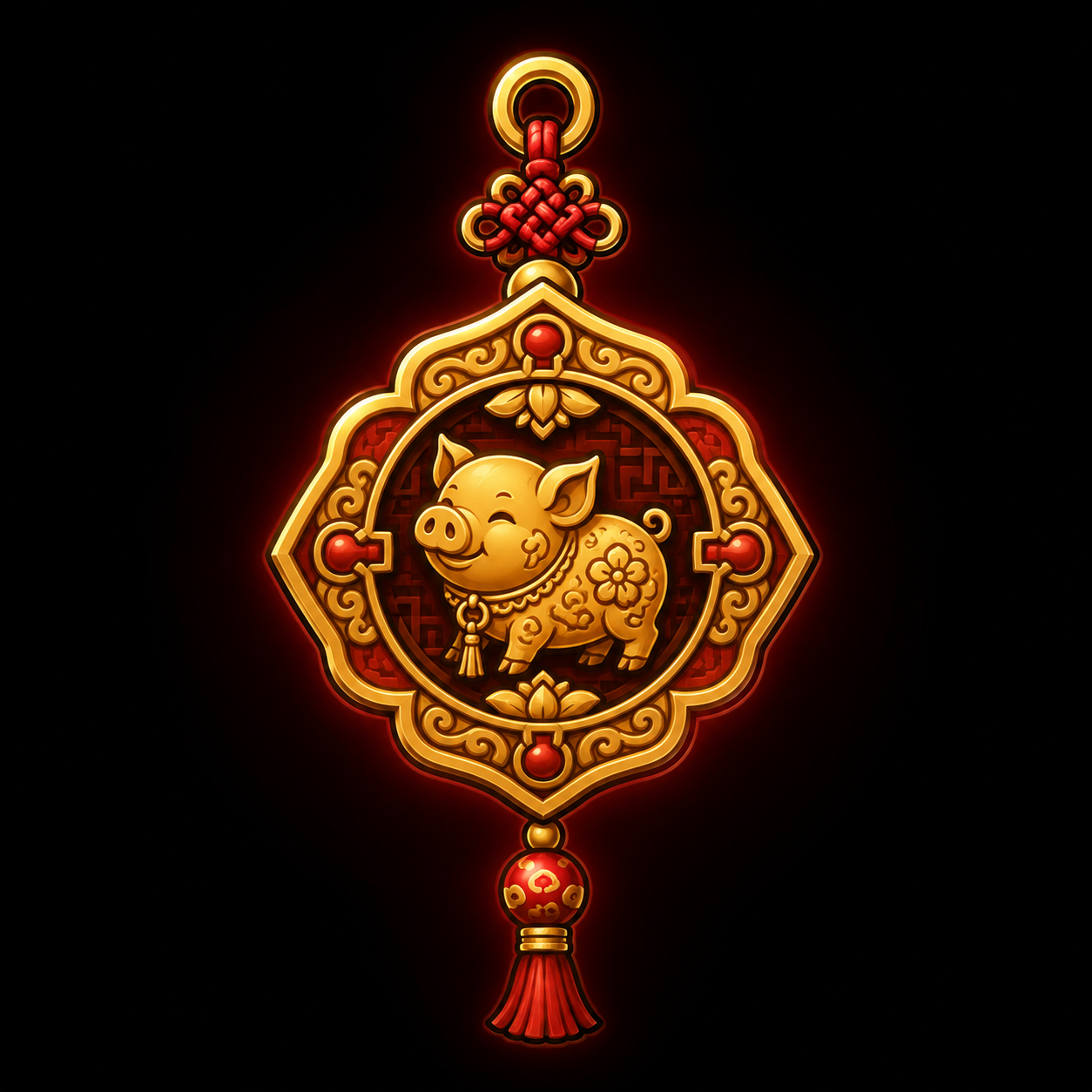 Year of the Pig Charm