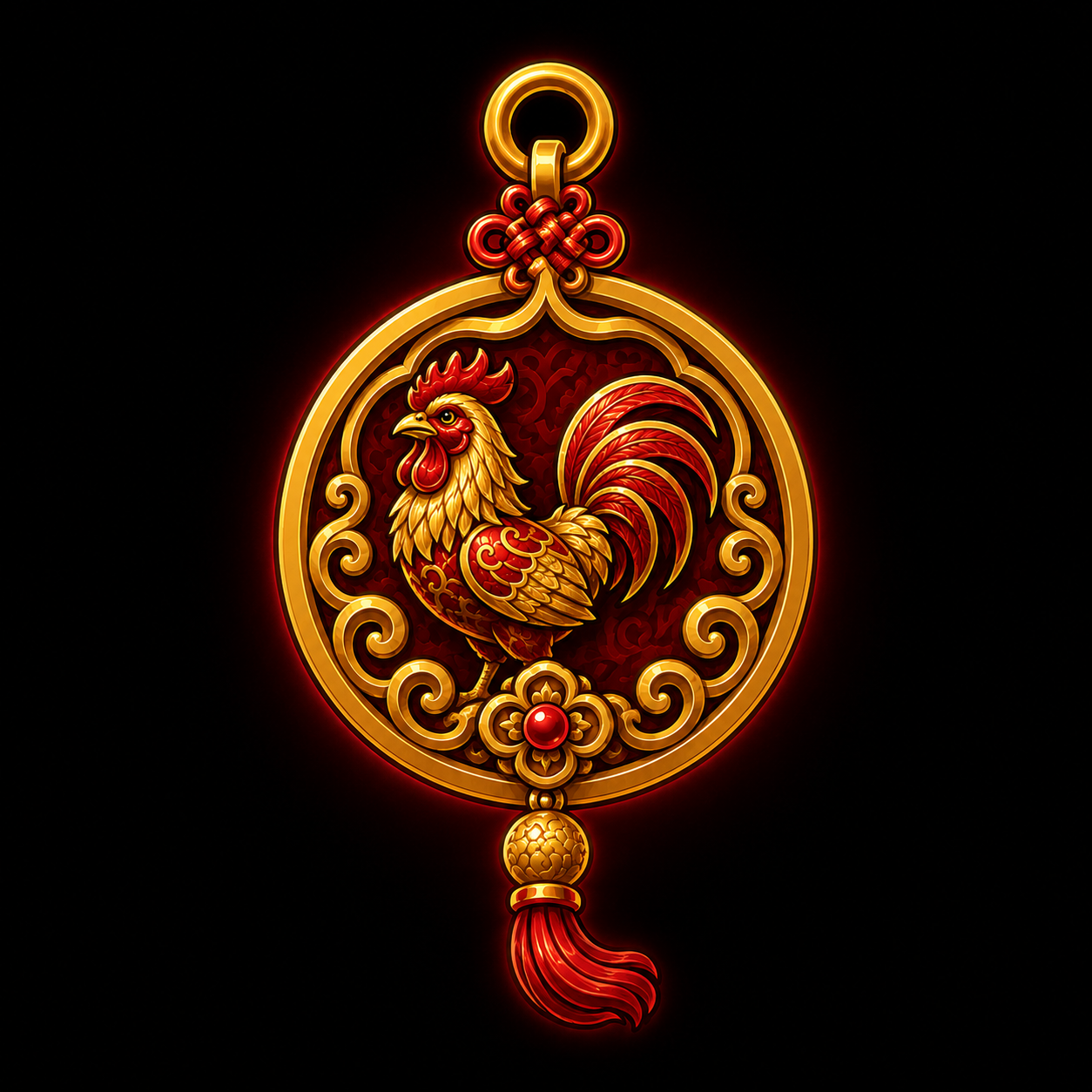 Year of the Rooster Charm